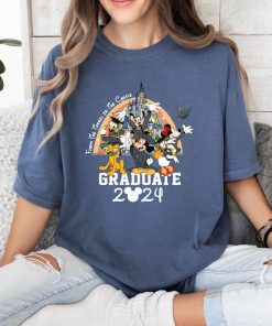 Comfort Colors® Mickey And Friends Graduate Shirt, Graduate 2024 Shirt