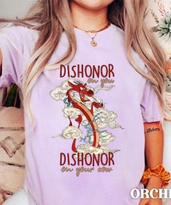 Comfort Colors Mushu Dishonor Shirt, Mushu Dragon Dishonor On Your Cow