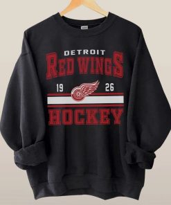 Vintage 90s Detroit Red Wings Shirt, Crewneck Jersey Hockey Sweatshirt