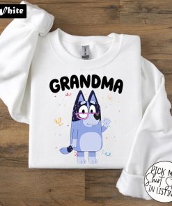 Blue Dog Grandma Life Shirt, Mum Blue Dog Birthday Party Shirt