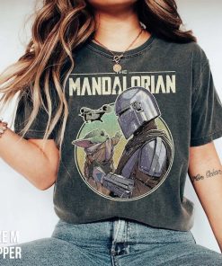 The Mandalorian Comfort Colors Shirt, Vintage Star Wars Shirt