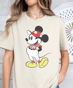 Disney Mickey Mouse Baseball Outfit T-Shirt Disneyland Family Matching