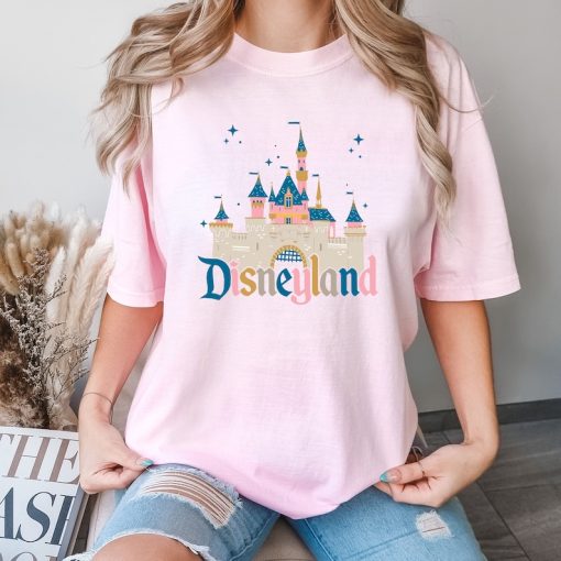 Comfort Colors® Disneyland Watercolor Castle Shirt, Magic Castle Shirt