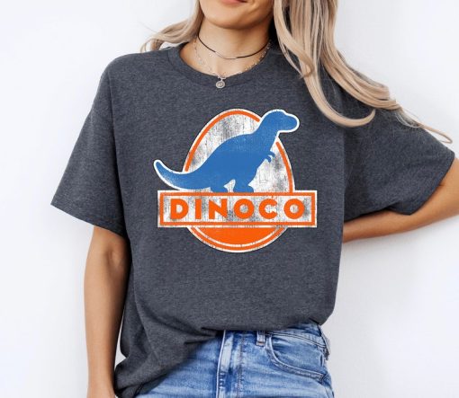 Disney Pixar Cars Iconic DINOCO Dinosaur Logo T-Shirt