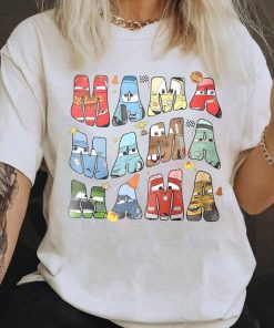 Retro Disney Cars Movie Mama Shirt