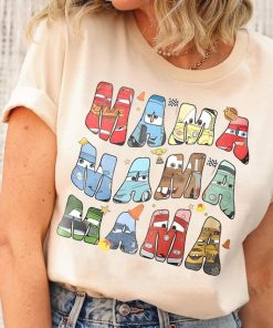 Retro Disney Cars Movie Mama Shirt