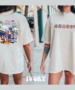 Comfort Colors® Tow-Sided Disney Cruise Line Mickey and Friends T-shir