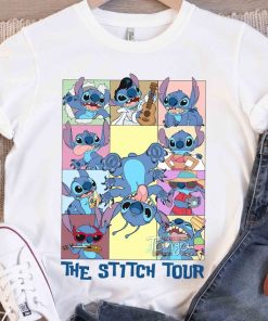 Funny The Stitch Tour T-shirt, Disney Lilo & Stitch Aloha Matching Tee