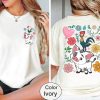 Comfort Colors Disney Moana Shirt, Hei Hei And Pua Floral Shirt