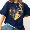 Disney Belle Princess Belle Collage Heart Shirt, Beauty and The Beast