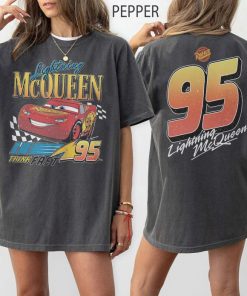 Vintage Lightning Mcqueen Shirt, Lightning McQueen Number Back