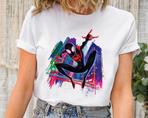 Marvel Spider-Man Miles Morales Graffiti City T-Shirt