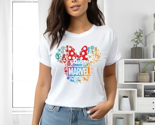 Marvel Shirt, Avengers Superhero Tee, Mickey Marvel Shirt