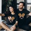 Comfort Colors® Mickey Minnie Couple Shirt, Disney Castle Tee