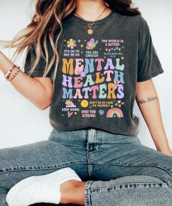 Retro Comfort Mental Health Matters Shirt, Mental Health Shirts