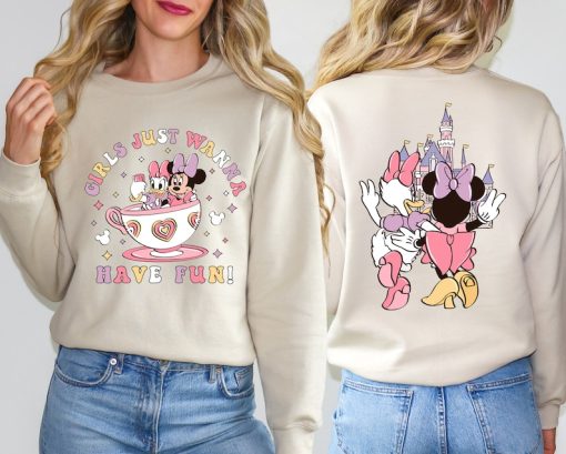 Girls Just Wanna Have Fun Shirt, Disney Minnie Daisy Summer Tee