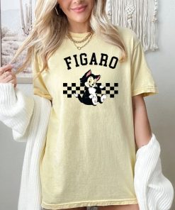 Comfort Colors® Figaro Cat Shirt, Cat Lover Shirt, Cute Cat Shirt