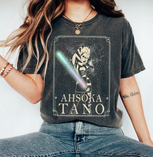 Star Wars The Clone Wars Ahsoka Tano Celestial Portrait T-Shirt