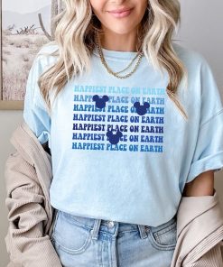 Comfort Colors® Mickey Happiest Place One Earth Shirt, Mickey Shirt