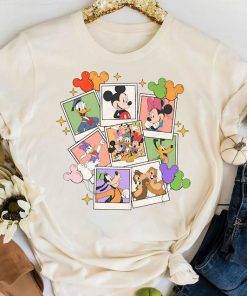 Retro Disney Characters Take Photos Shirt