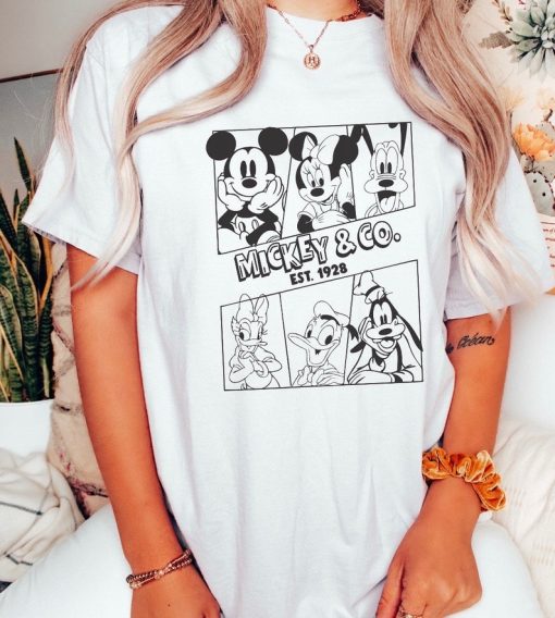 Mickey And Friends Shirt, Mickey and Co. est. 1928 Shirt, Unisex Shirt