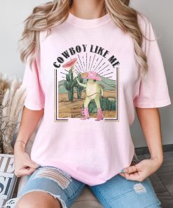 Comfort Colors® Cow boy Like Me Shirt, Cowboy Frog T Shirt