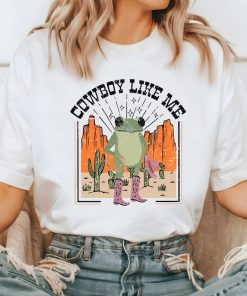 Comfort Colors® Vintage Cowboy Like Me Shirt, Frog Cowboy T Shirt