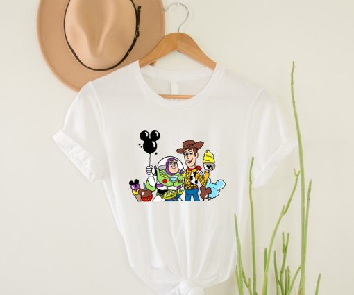 Woody and Buzz Lightyear Snacks Shirt, Disney Toy Story Shirt