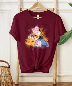 Winnie The Pooh Shirt, Disney Watercolor Shirt, Mickey Ears Shirt