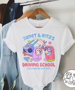 Driving School Janet And Rita Shirt, Nice Parking Spot Rita Shirt