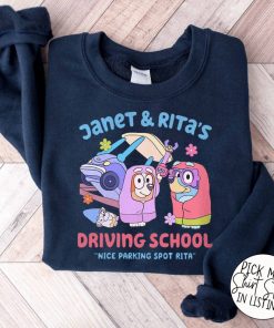 Driving School Janet And Rita Shirt, Nice Parking Spot Rita Shirt