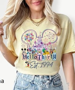 Custom Disneyland 30th Birthday Comfort Colors Shirt