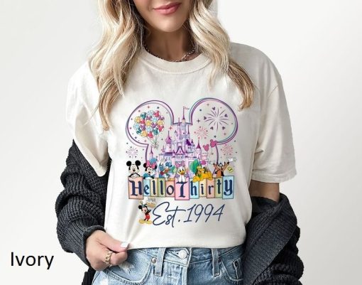 Custom Disneyland 30th Birthday Comfort Colors Shirt