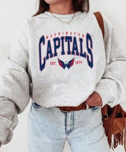 Vintage 90s Washington Capitals Hockey Sweatshirt