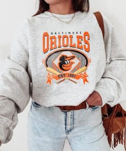 Vintage Baltimore Orioles Baseball Baseball Sweatshirt