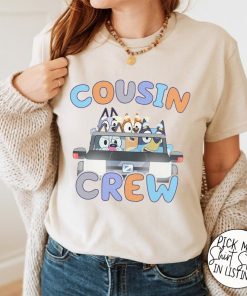 Cousin Crew Shirt, Blue Dog Family Shirt, Blue Dog Muffiin Shirt