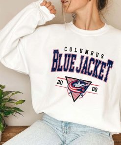 Vintage Columbus Blue Jacket Sweatshirt, Hockey Crewneck Shirt