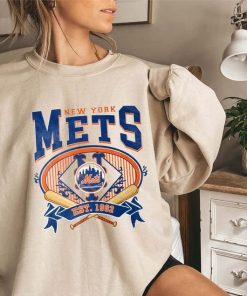 Vintage New York Mets Baseball Sweatshirt, New York Crewneck Shirt