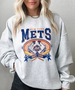 Vintage New York Mets Baseball Sweatshirt, New York Crewneck Shirt