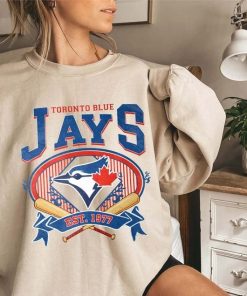 Vintage Toronto Blue Baseball Sweatshirt, Jays Crewneck Shirt