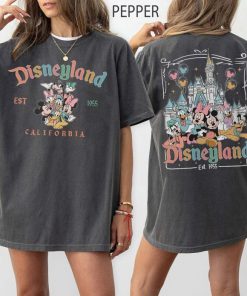 Disneyland Est 1955 California Shirt, Retro Mickey And Friends