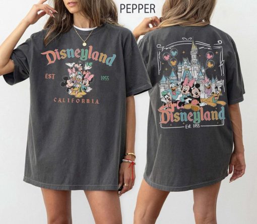 Disneyland Est 1955 California Shirt, Retro Mickey And Friends