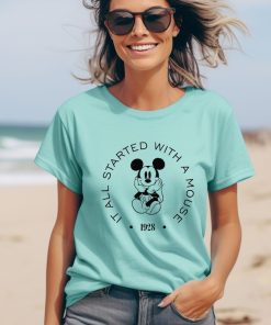 Comfort Colors® It All Started with a Mouse Shirt, Disney 1928 Shirt