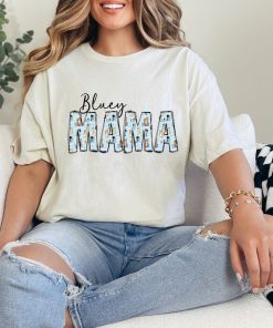 Bluey Mama Tshirt, Mama Shirt, Bluey Tshirt Adult, Mom Gift, Mom Shirt