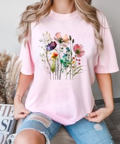 Comfort Colors® Flower Bouquet Shirt, Flower T Shirt