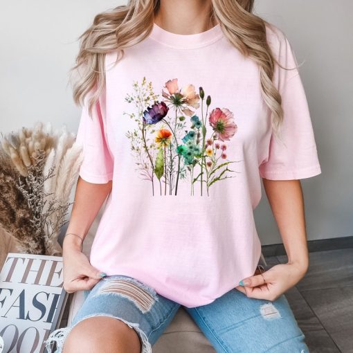 Comfort Colors® Flower Bouquet Shirt, Flower T Shirt