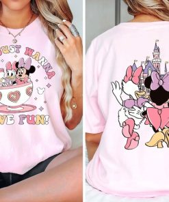 Disney Minnie Daisy Summer Shirt, Girls Just Wanna Have Sun