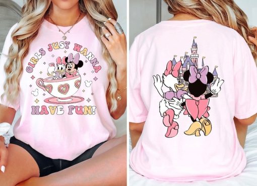 Disney Minnie Daisy Summer Shirt, Girls Just Wanna Have Sun