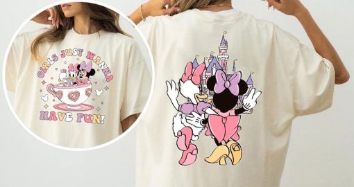 Disney Minnie Daisy Summer Shirt, Girls Just Wanna Have Sun