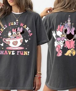 Disney Minnie Daisy Summer Shirt, Girls Just Wanna Have Sun